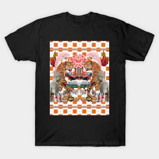 Tigers & Pink Dolphins Orange - Retro Hong Kong T-Shirt